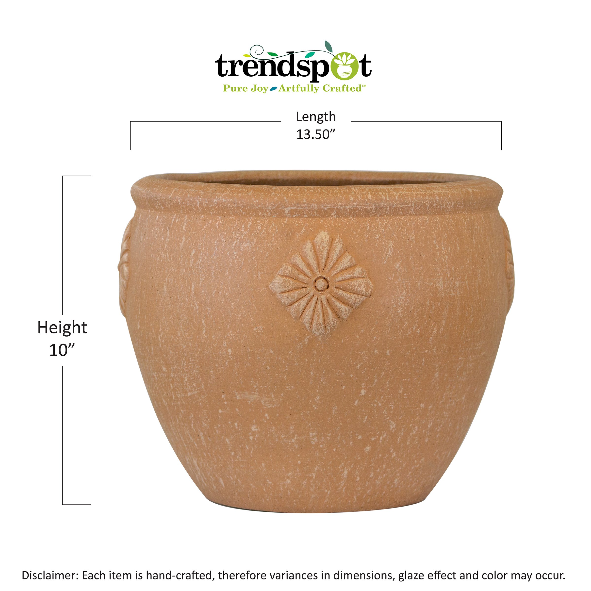 Trendspot Maravilla Bell Clay Planter - Terracotta - Shop Pots ...