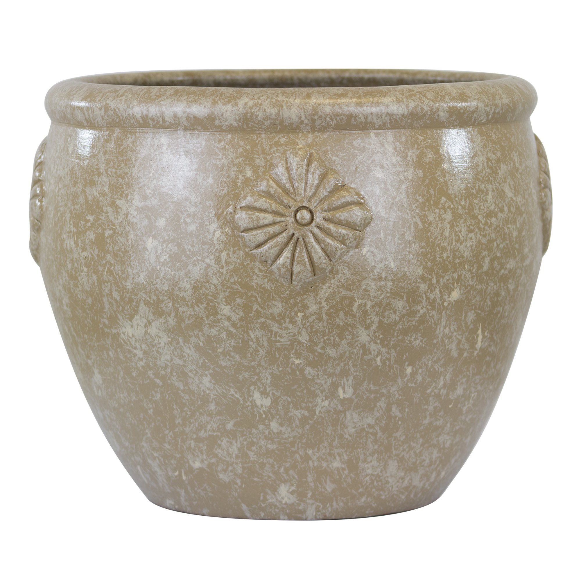 Trendspot Maravilla Bell Clay Planter - Stone - Shop Pots & Planters At ...