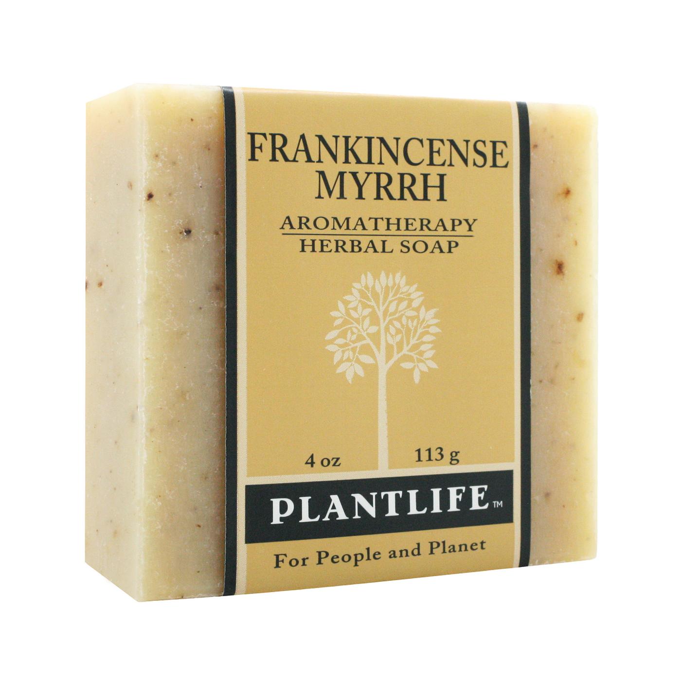 Plantlife Aromatherapy Herbal Soap Frankincense Myrrh; image 1 of 2