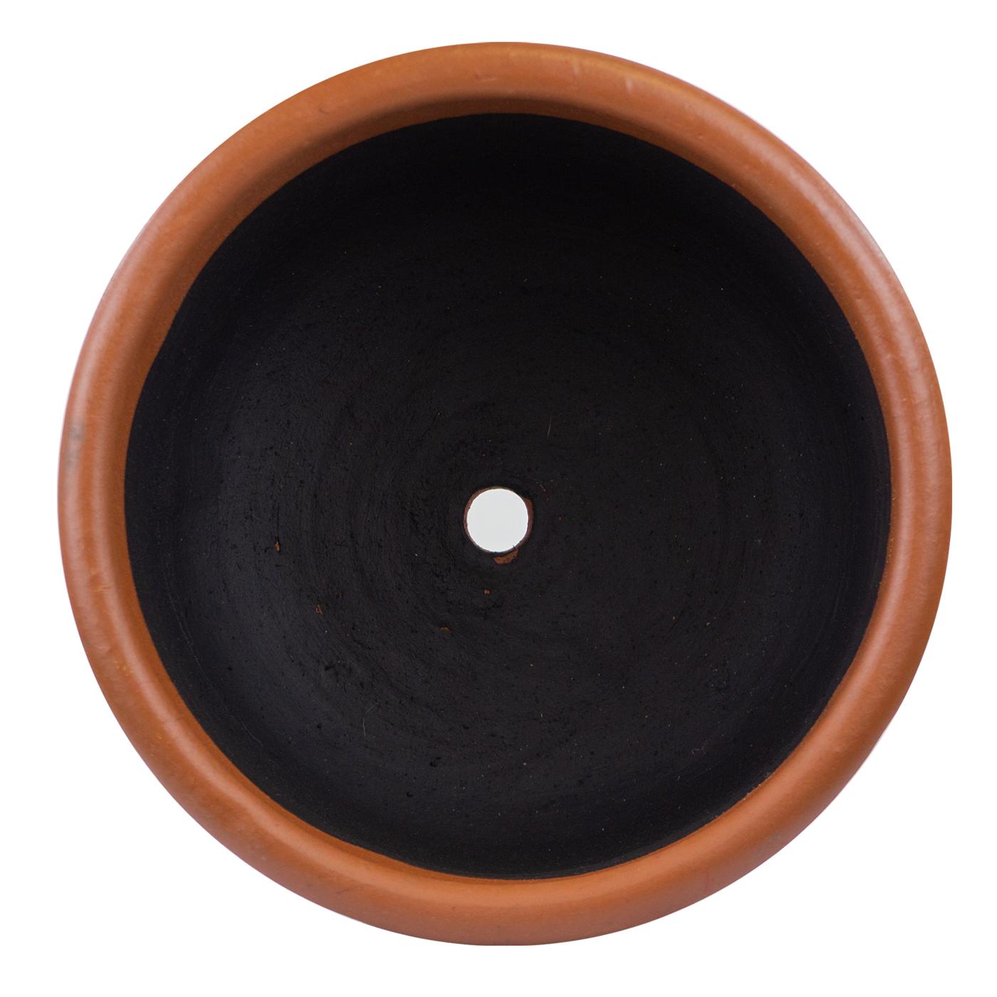 Trendspot Zona Footed Bowl Clay Planter - Terracotta; image 2 of 5