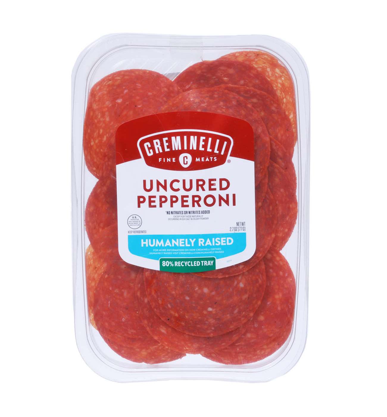 Creminelli Fine Meats Uncured Pepperoni Slices; image 1 of 2