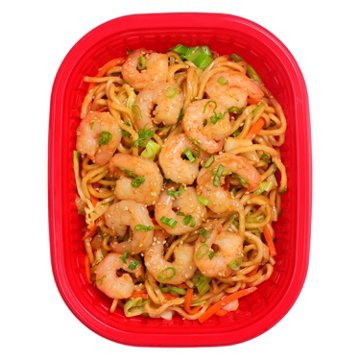 H-E-B Sushiya Shrimp Lo Mein Noodle Bowl - Served Hot, 19.1 oz
