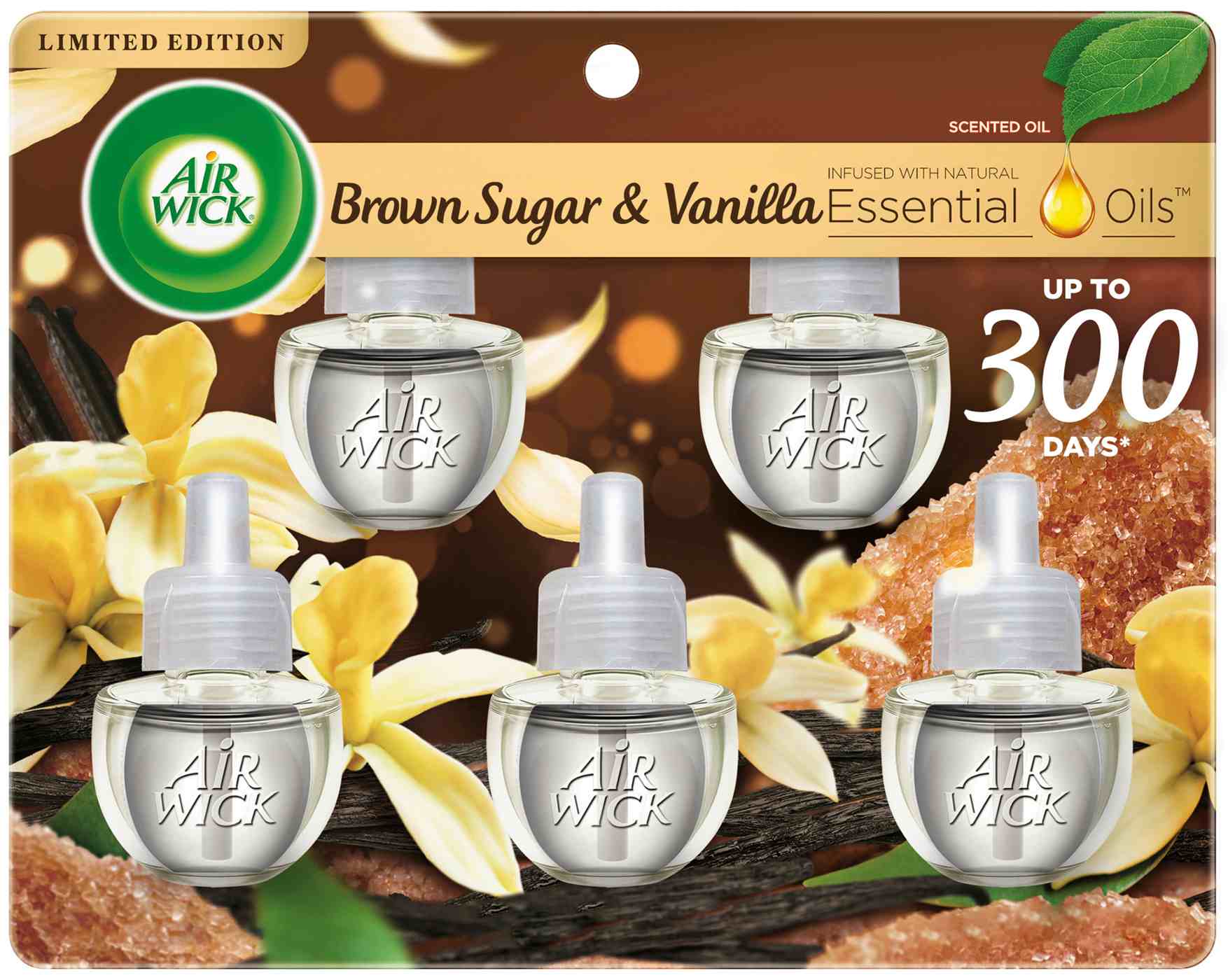 Air Wick Scented Oil Refill, Plug In Air Freshener, Brown Sugar and Vanilla; image 1 of 3
