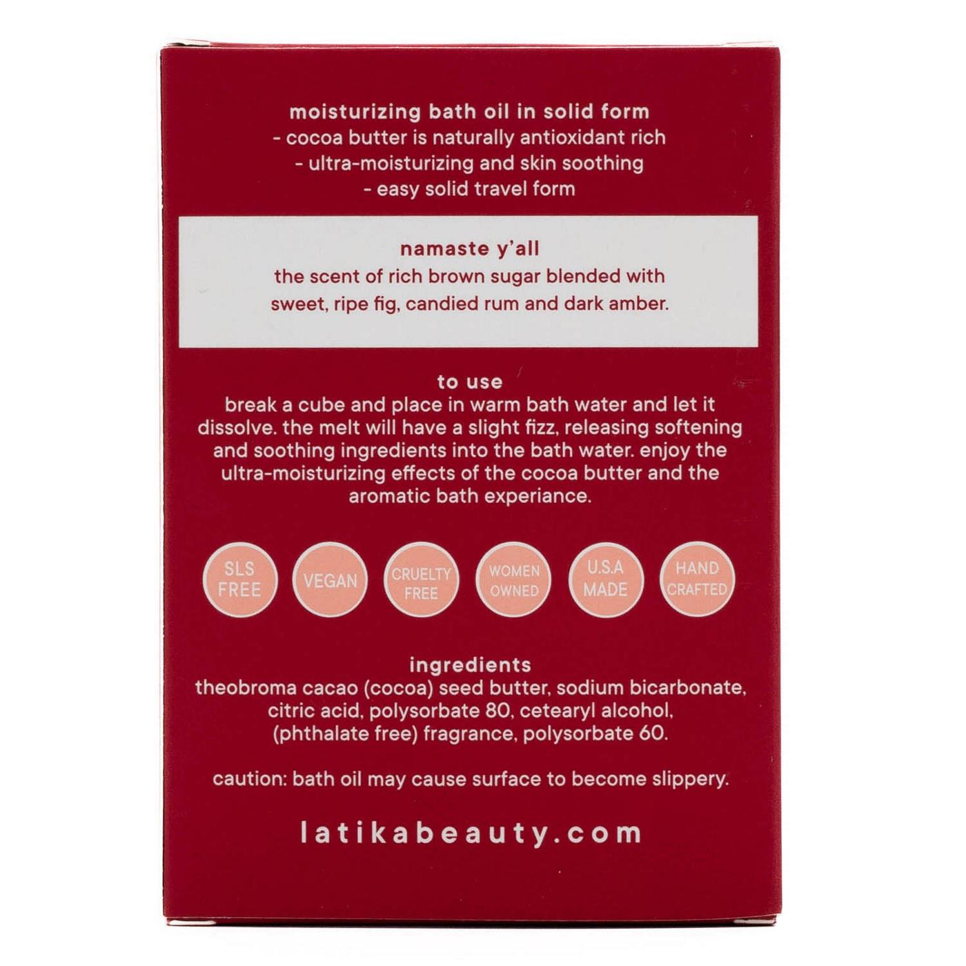 Latika Body Essentials Namaste Y'all Bath Melt; image 2 of 5