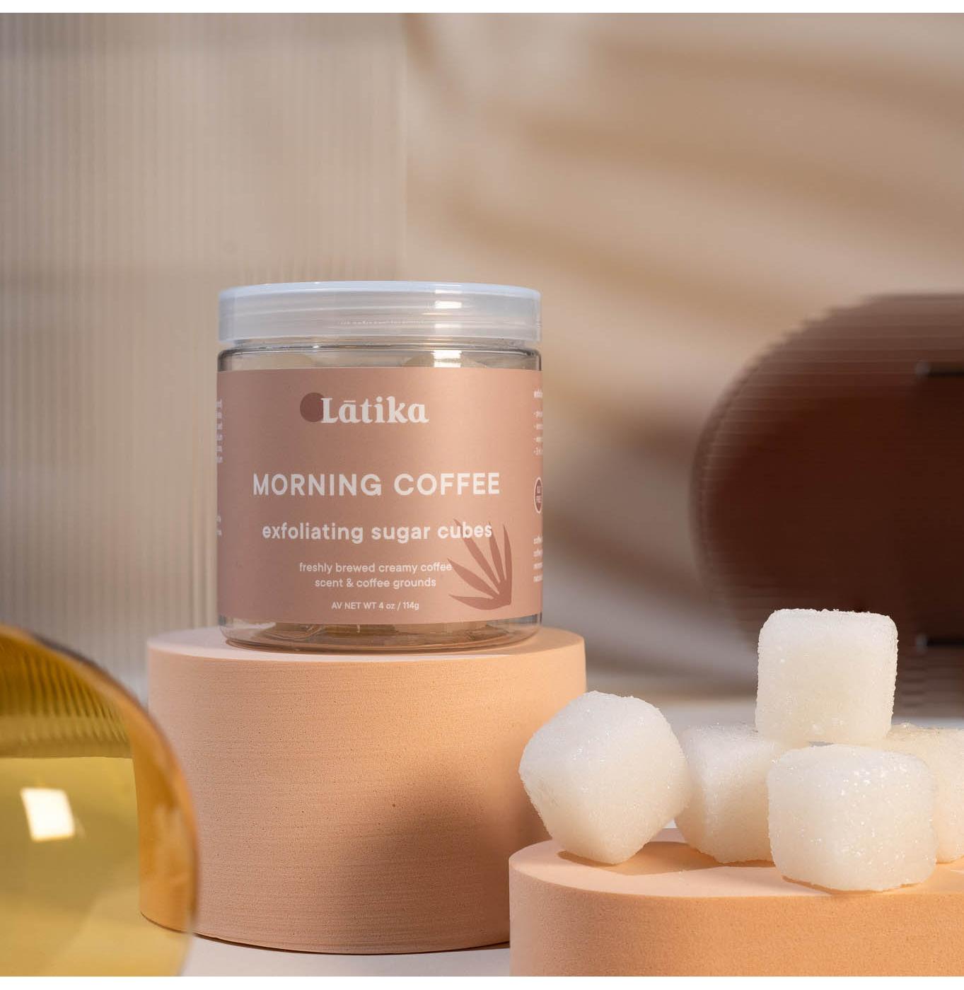 Latika Body Essentials Morning Coffee Exfoliating Sugar Cubes; image 3 of 5