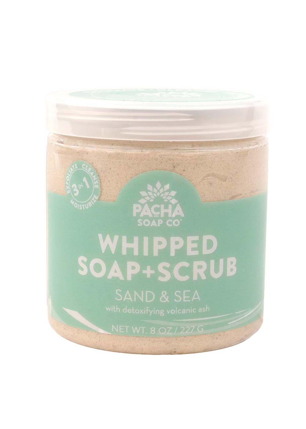 Pacha Soap Co. Whipped Soap + Scrub Sand & Sea; image 1 of 2