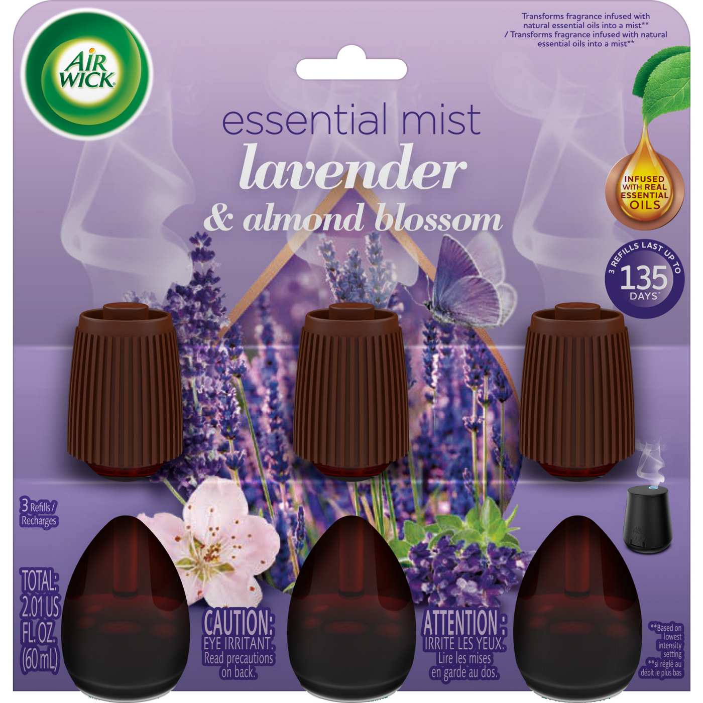 Air Wick Essential Mist Fragrance Refills - Lavender & Almond Blossom; image 1 of 6