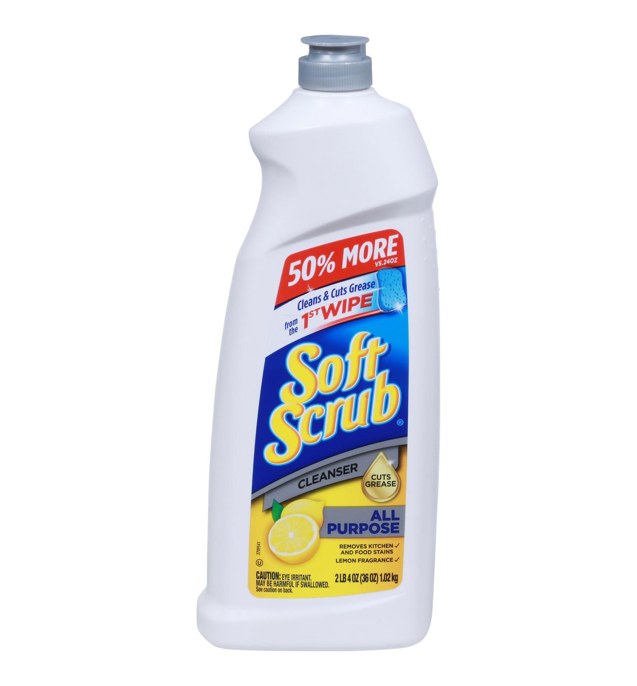 Soft Scrub Lemon Scent All Purpose Cleanser; image 1 of 2