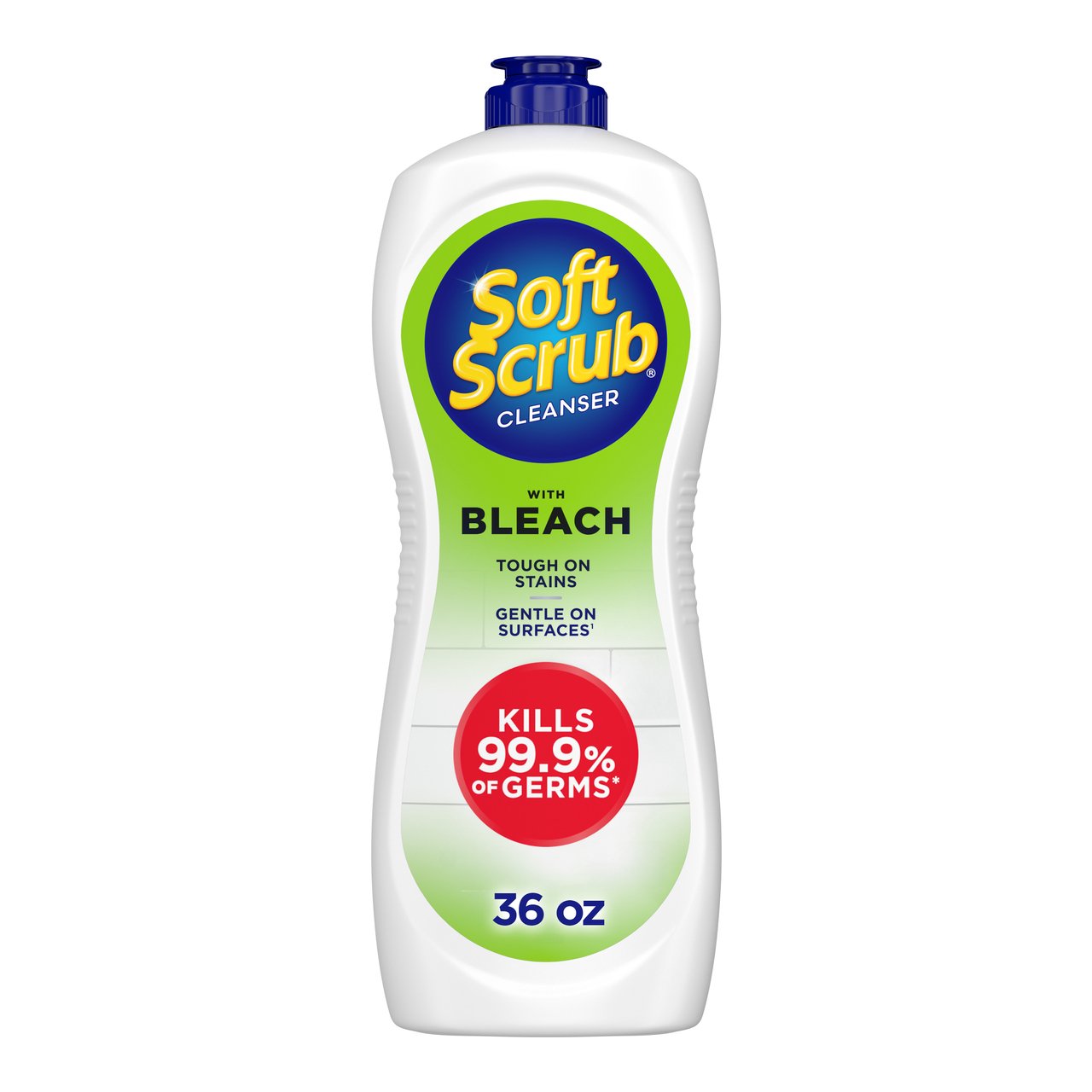 Soft Scrub Soft Scrub Antibacterial Multi-Purpose Cleanser with Bleach Surface Cleaner, 36 oz