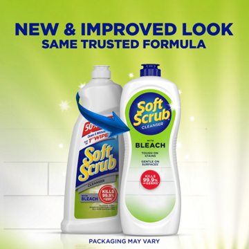 Soft Scrub Soft Scrub Antibacterial Multi-Purpose Cleanser with Bleach Surface Cleaner, 36 oz