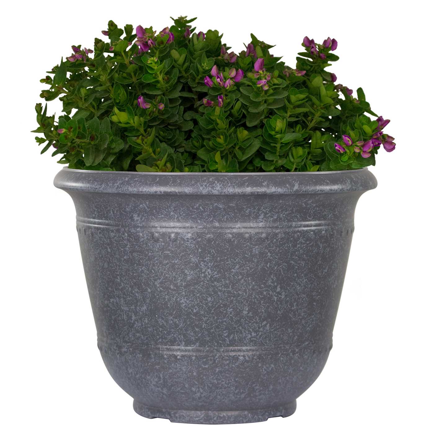 Trendspot Ursula Resin Planter - Greystone; image 4 of 5