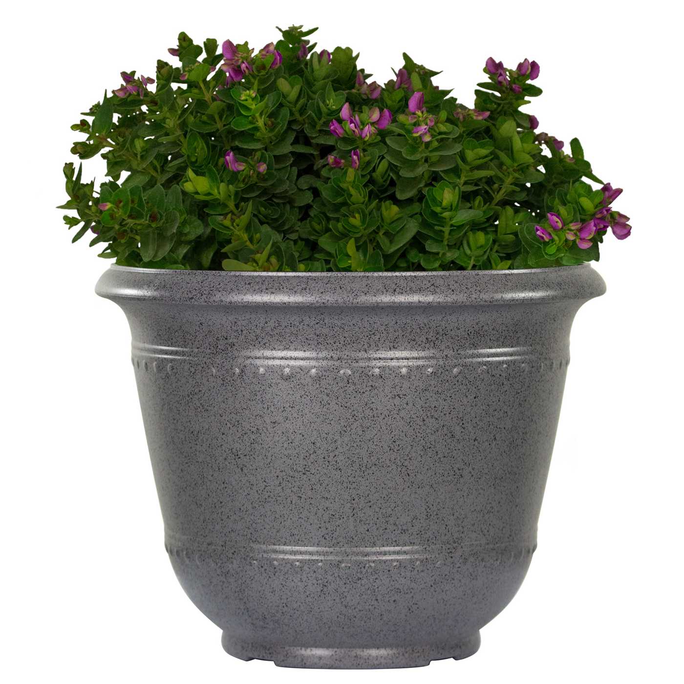 Trendspot Ursula Resin Planter - Granite; image 4 of 5