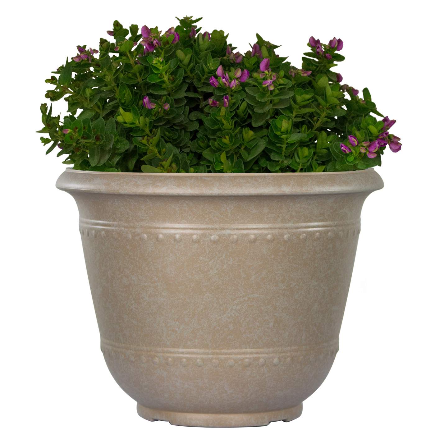 Trendspot Ursula Resin Planter - Limestone; image 4 of 5