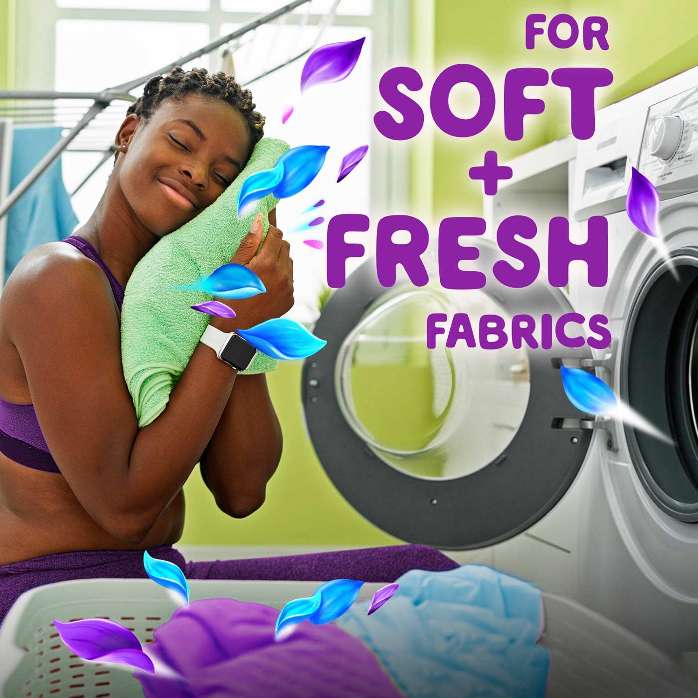 Gain + Odor Defense Liquid Fabric Softener, 48 Loads Super Fresh