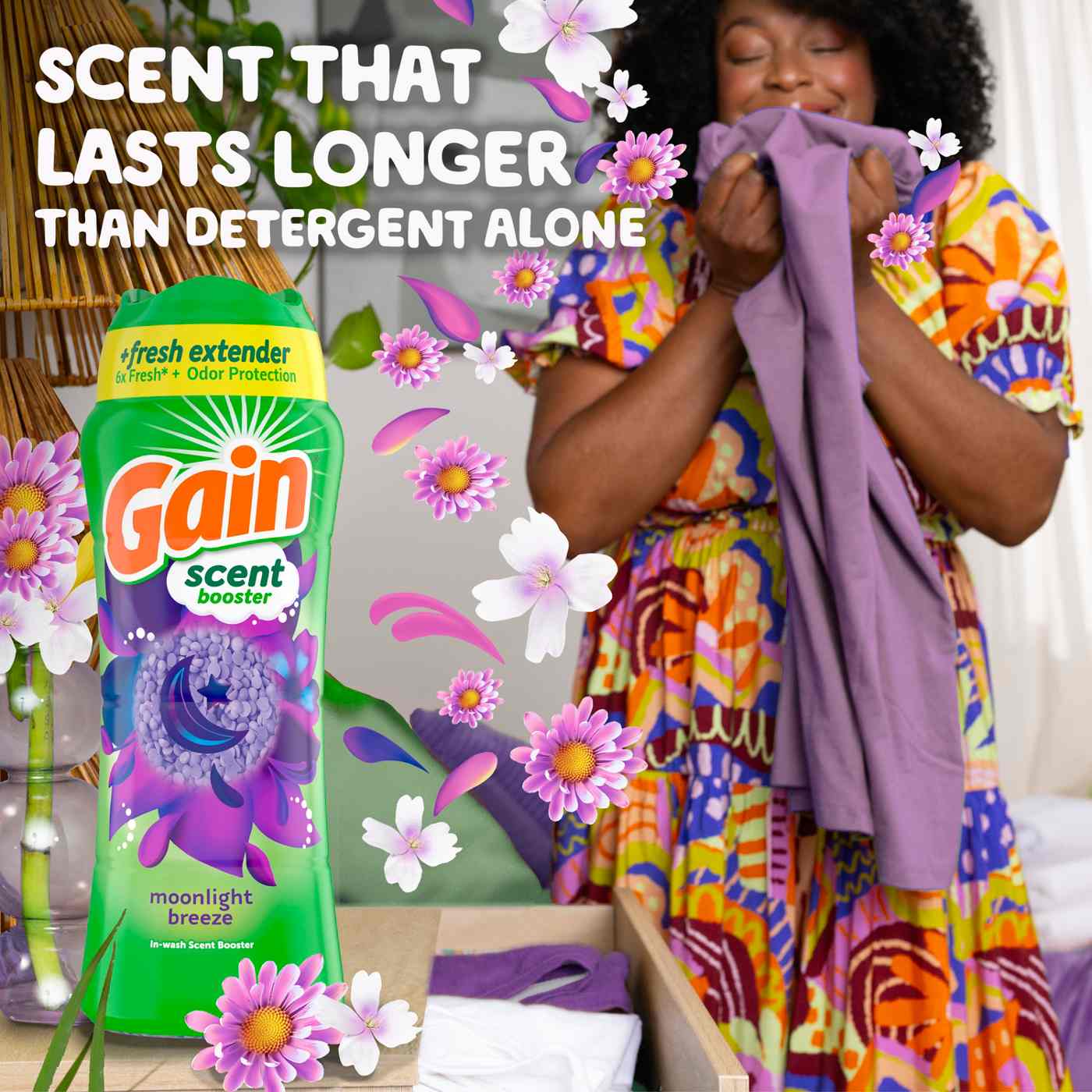 Gain In-Wash Laundry Scent Booster - Moonlight Breeze Scent; image 8 of 10