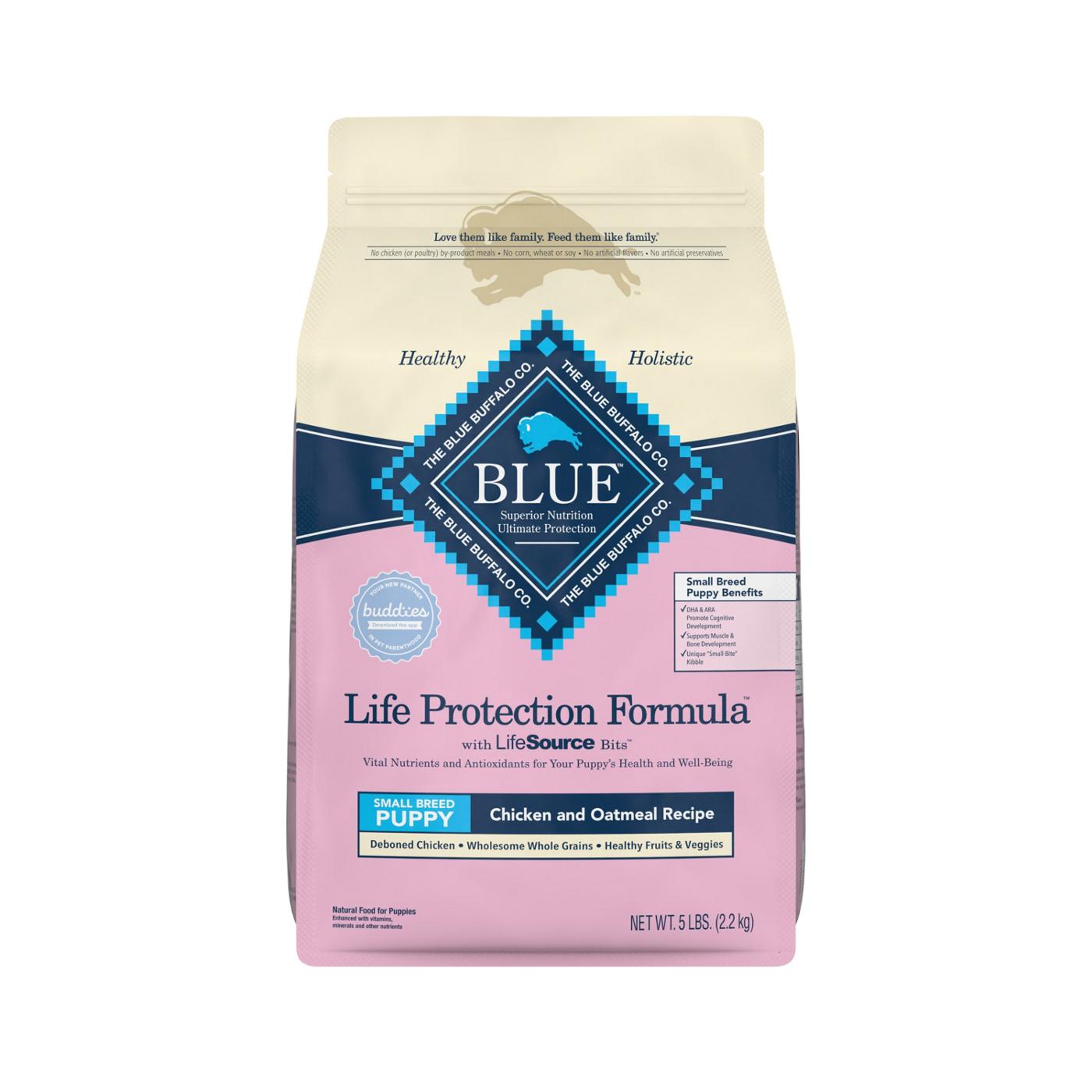 Blue Buffalo Life Protection Formula Chicken and Oatmeal Recipe Small Breed Dry Puppy Food; image 1 of 2