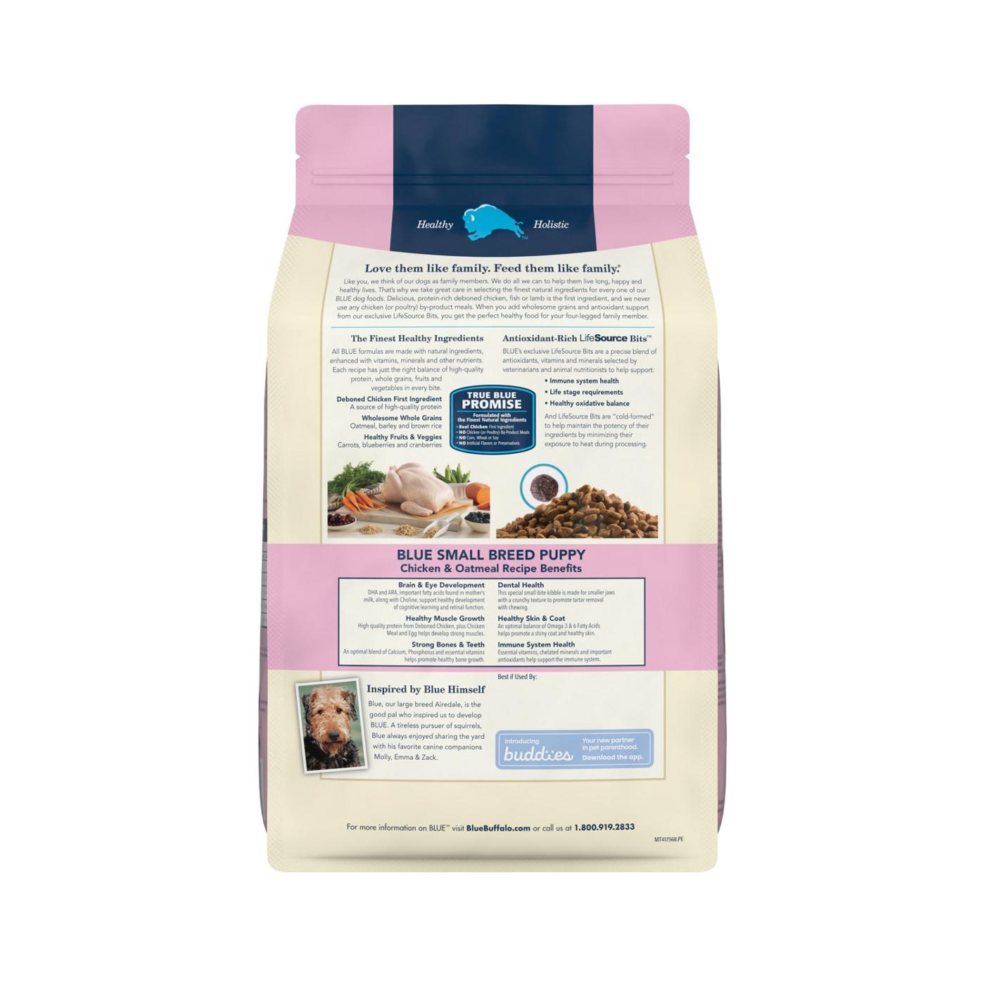 Blue Buffalo Life Protection Formula Chicken and Oatmeal Recipe Small Breed Dry Puppy Food; image 2 of 2