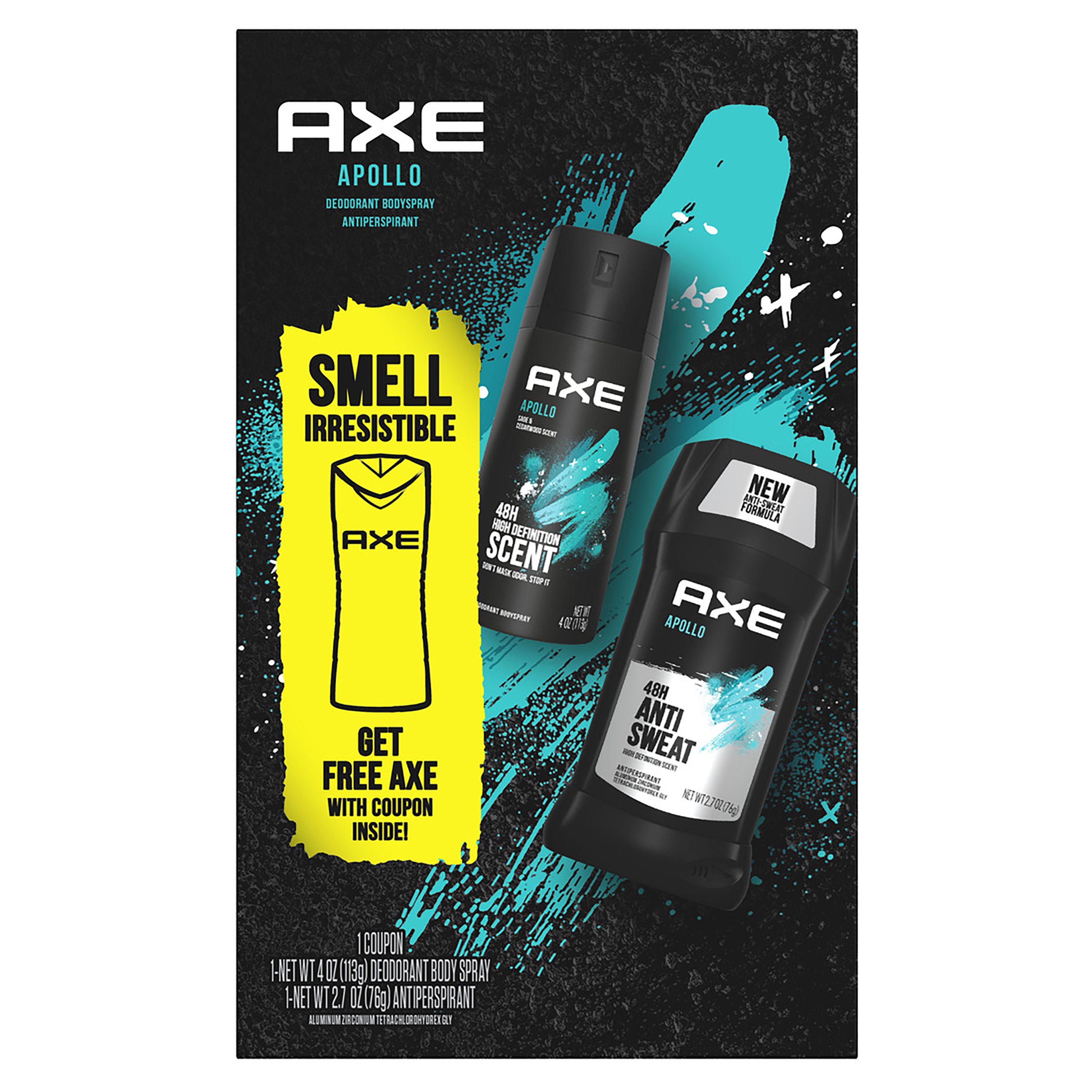AXE Smell Irresistible Duo Holiday Gift Set - Apollo - Shop Deodorant &  Antiperspirant at H-E-B