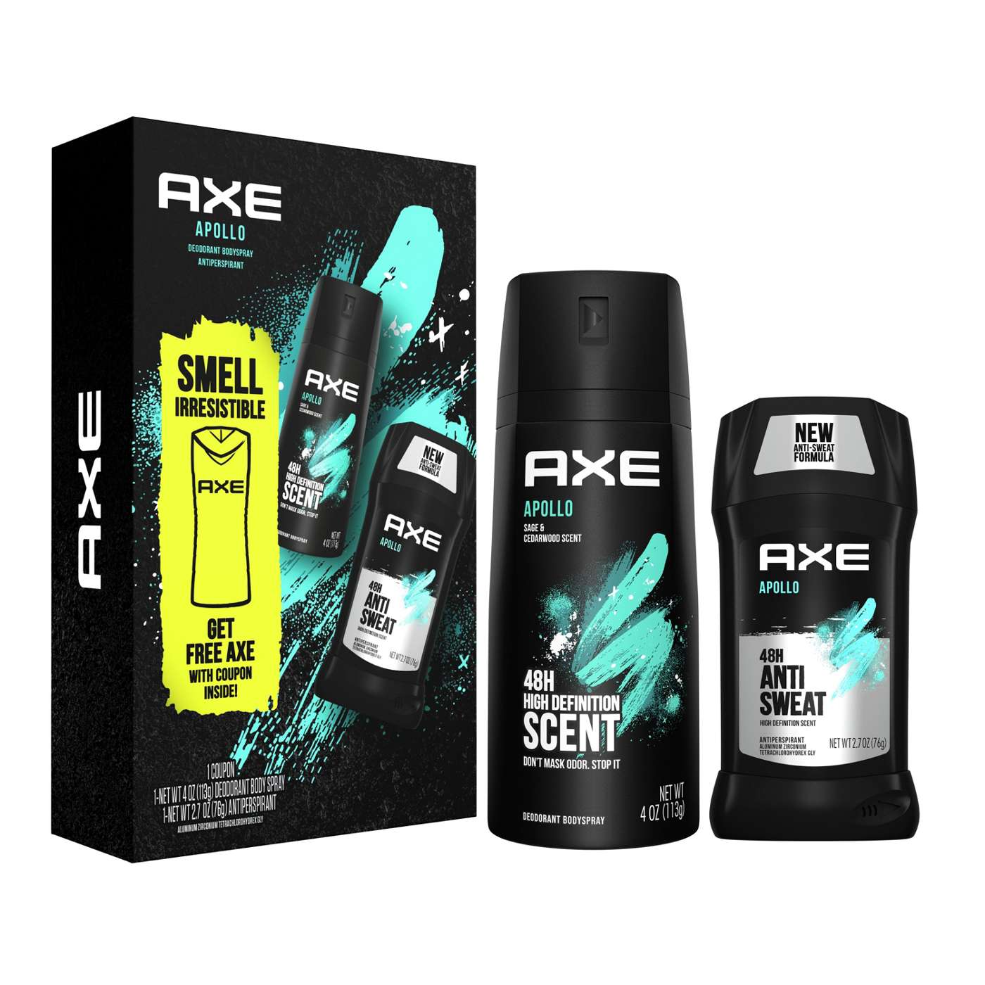 AXE Smell Irresistible Duo Holiday Gift Set - Apollo; image 5 of 5