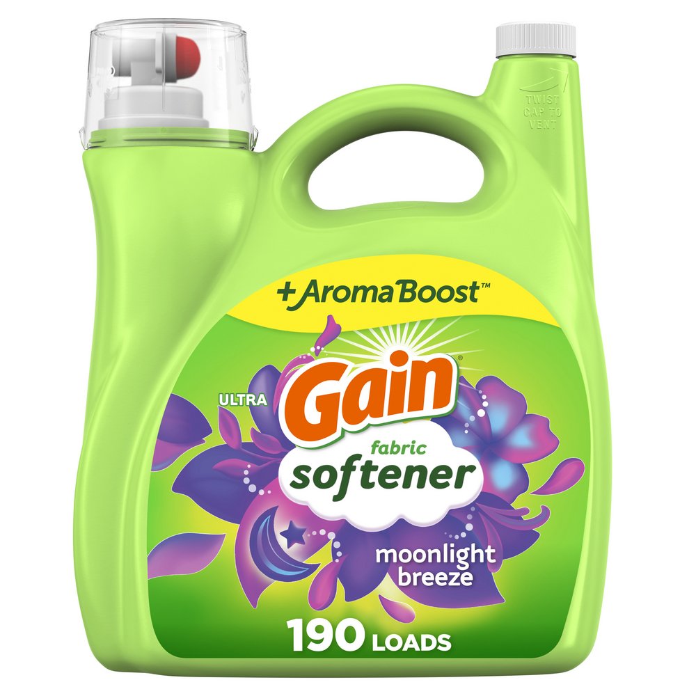 Gain Ultra Liquid Fabric Softener, 190 Loads - Moonlight Breeze - Shop ...