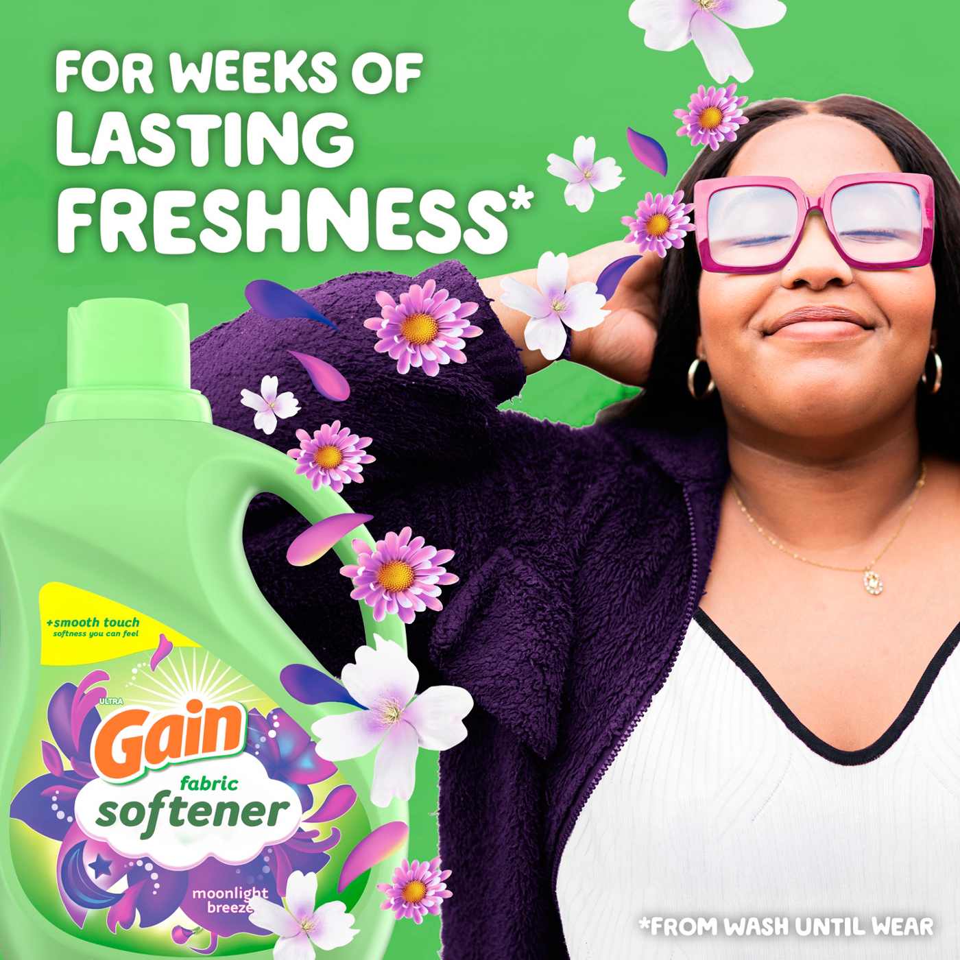 Gain Ultra Liquid Fabric Softener, 190 Loads - Moonlight Breeze; image 4 of 11