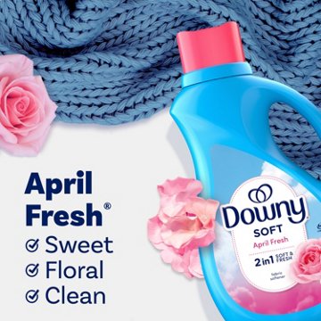 Downy Ultra HE Liquid Fabric Conditioner, 60 Loads - April Fresh, 44 oz