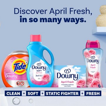 Downy Ultra HE Liquid Fabric Conditioner, 60 Loads - April Fresh, 44 oz