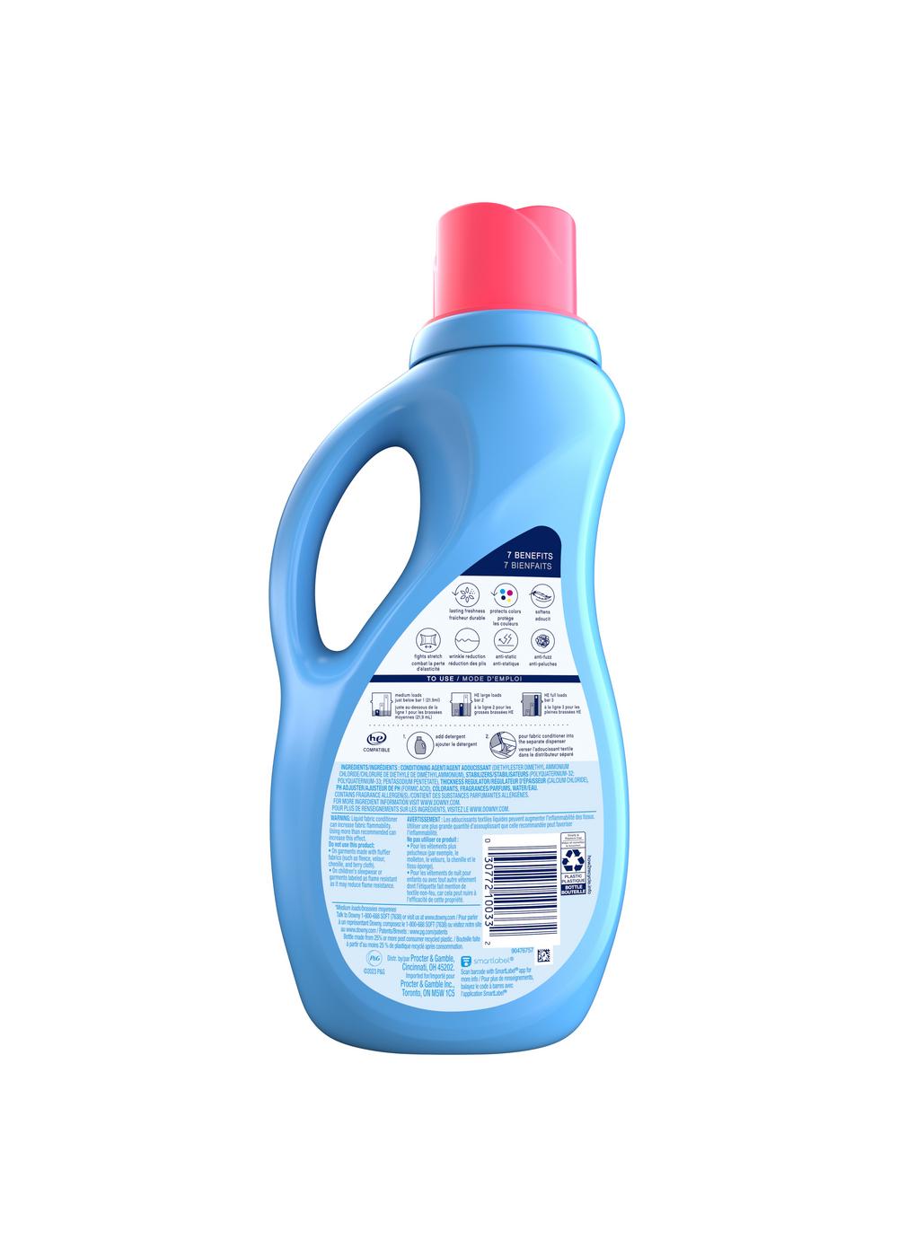 Downy Ultra HE Liquid Fabric Conditioner, 60 Loads - April Fresh; image 6 of 6