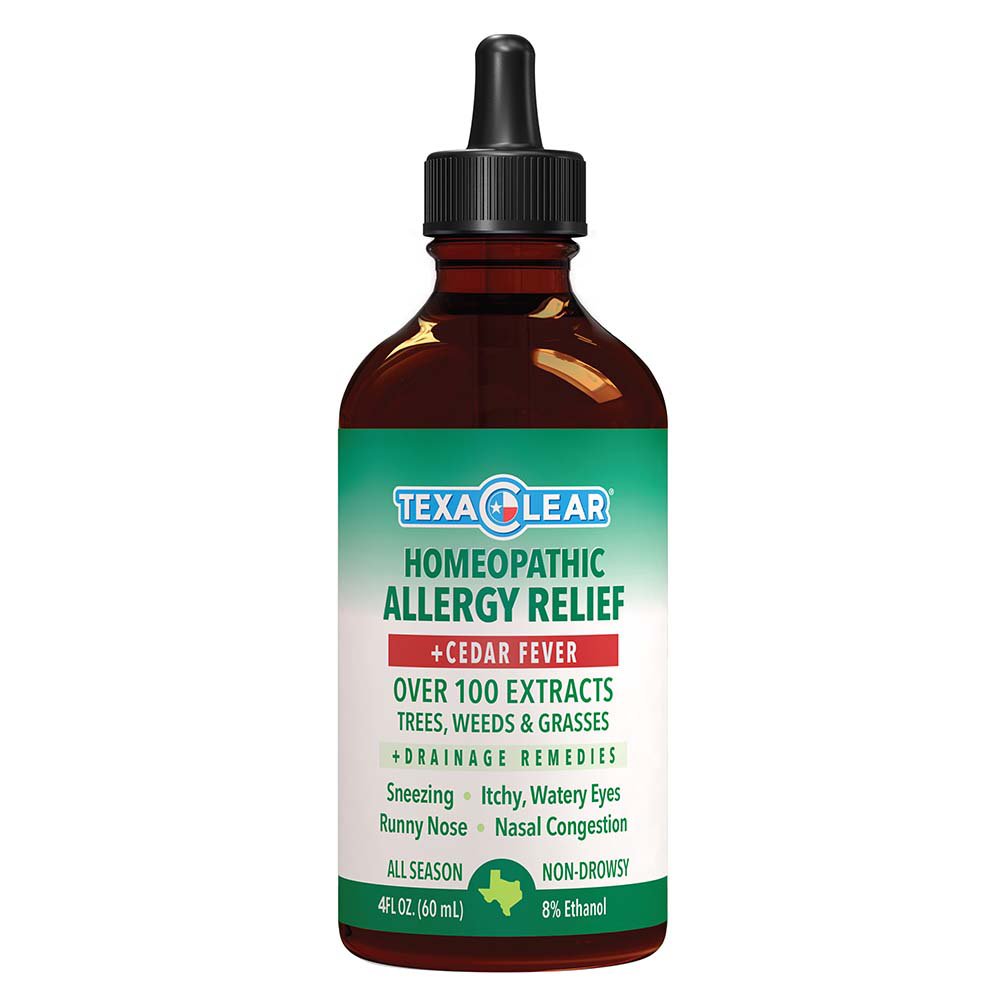 TexaClear Homeopathic Allergy Relief + Cedar Fever Shop Medicines