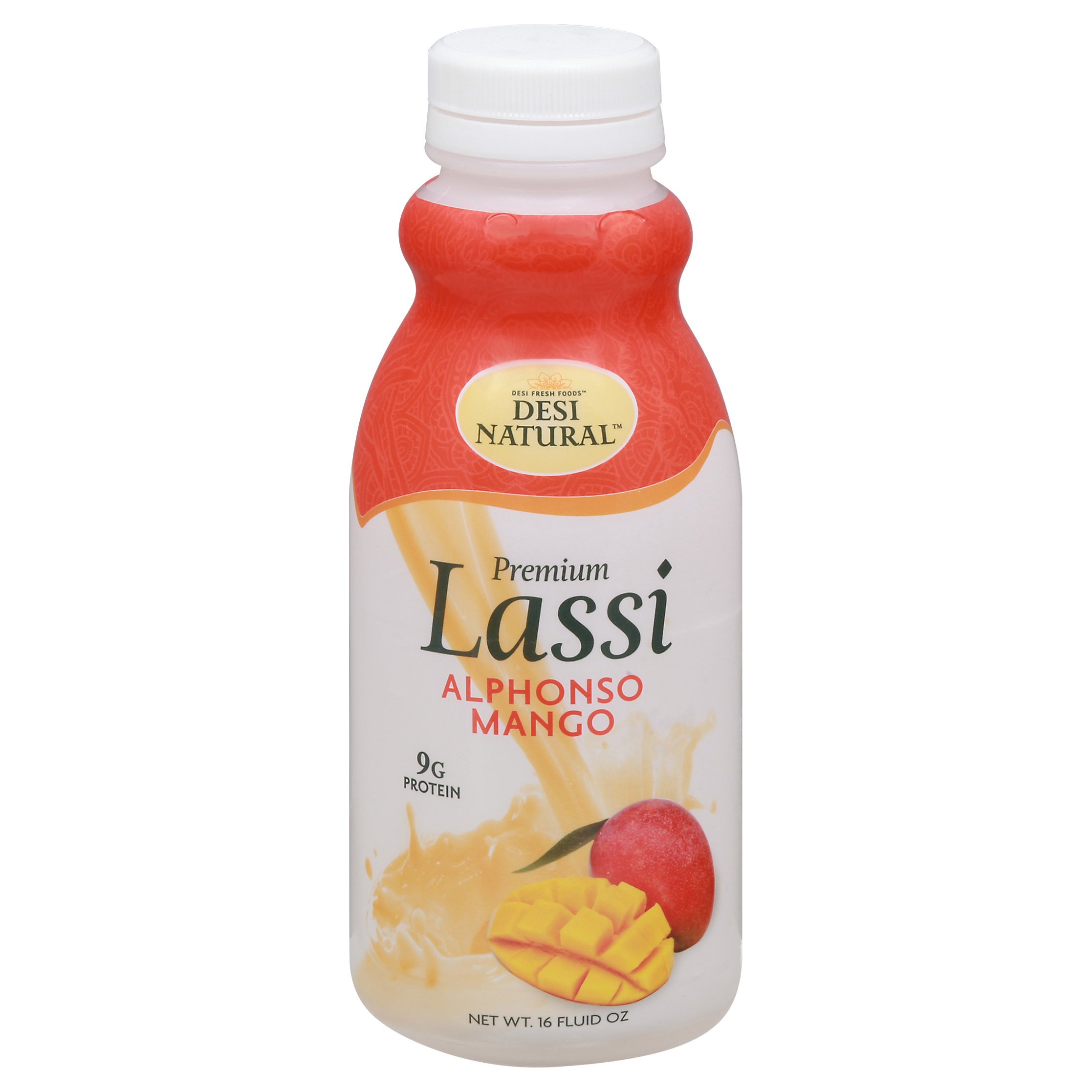 Desi Natural Lassi Alphonso Mango Yogurt Drink Shop Yogurt at HEB