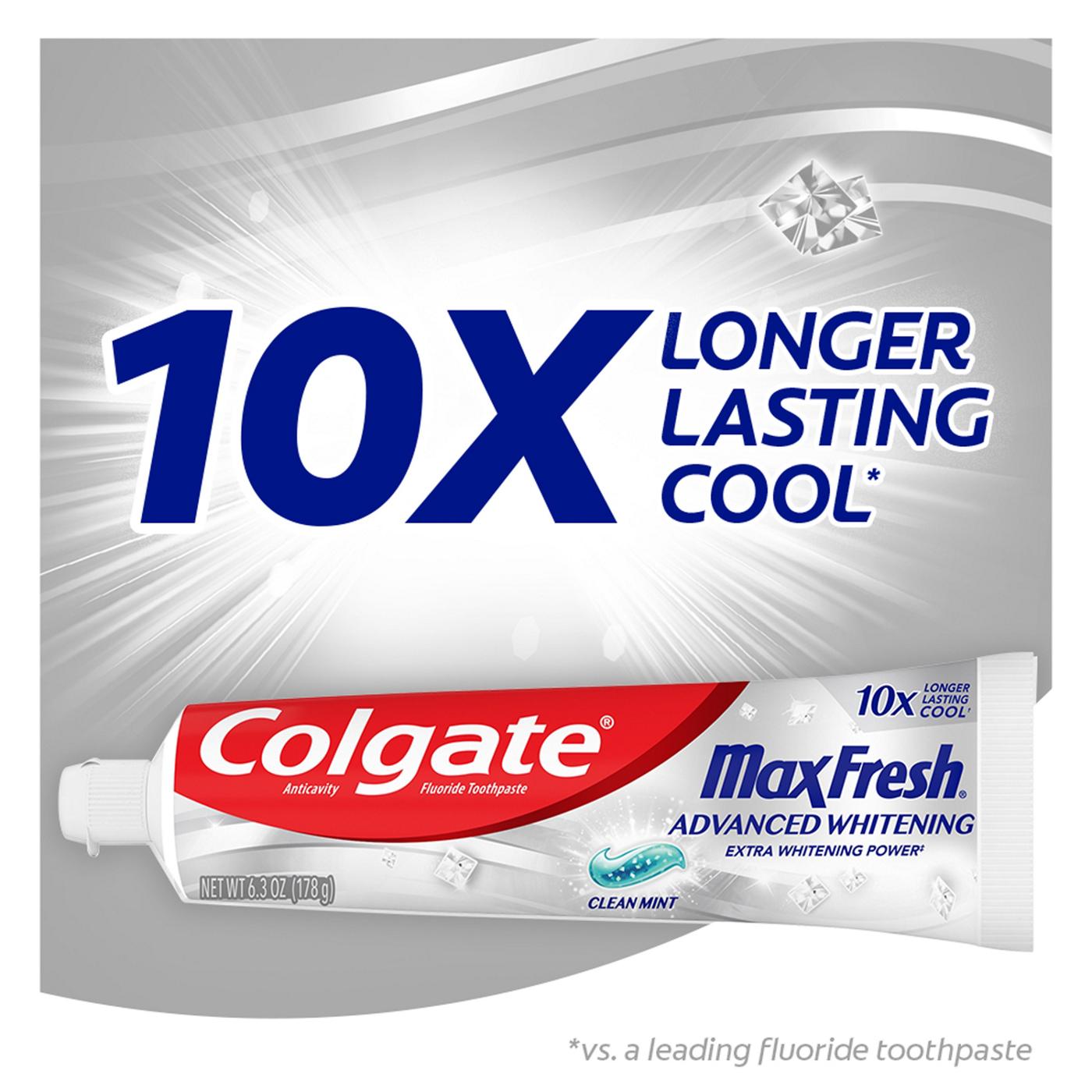 Colgate Max Fresh Anticavity Toothpaste - Clean Mint; image 5 of 10