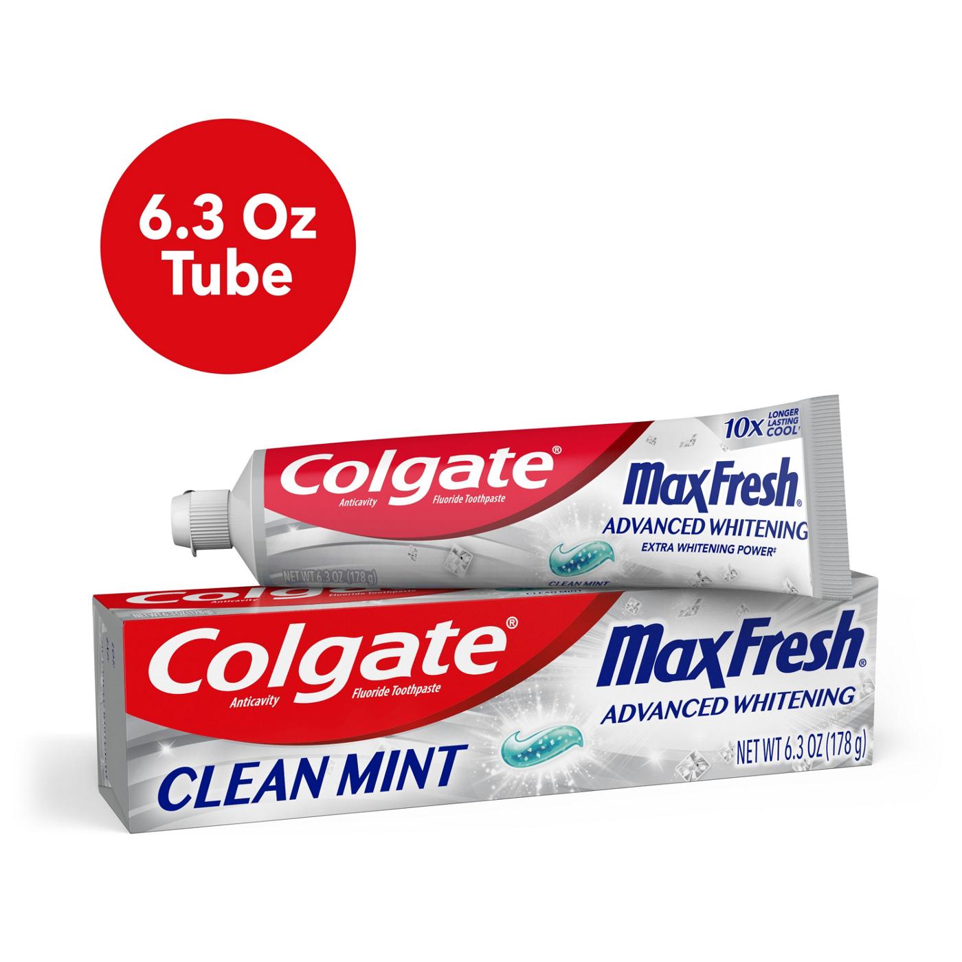 Colgate Max Fresh Anticavity Toothpaste - Clean Mint; image 8 of 10