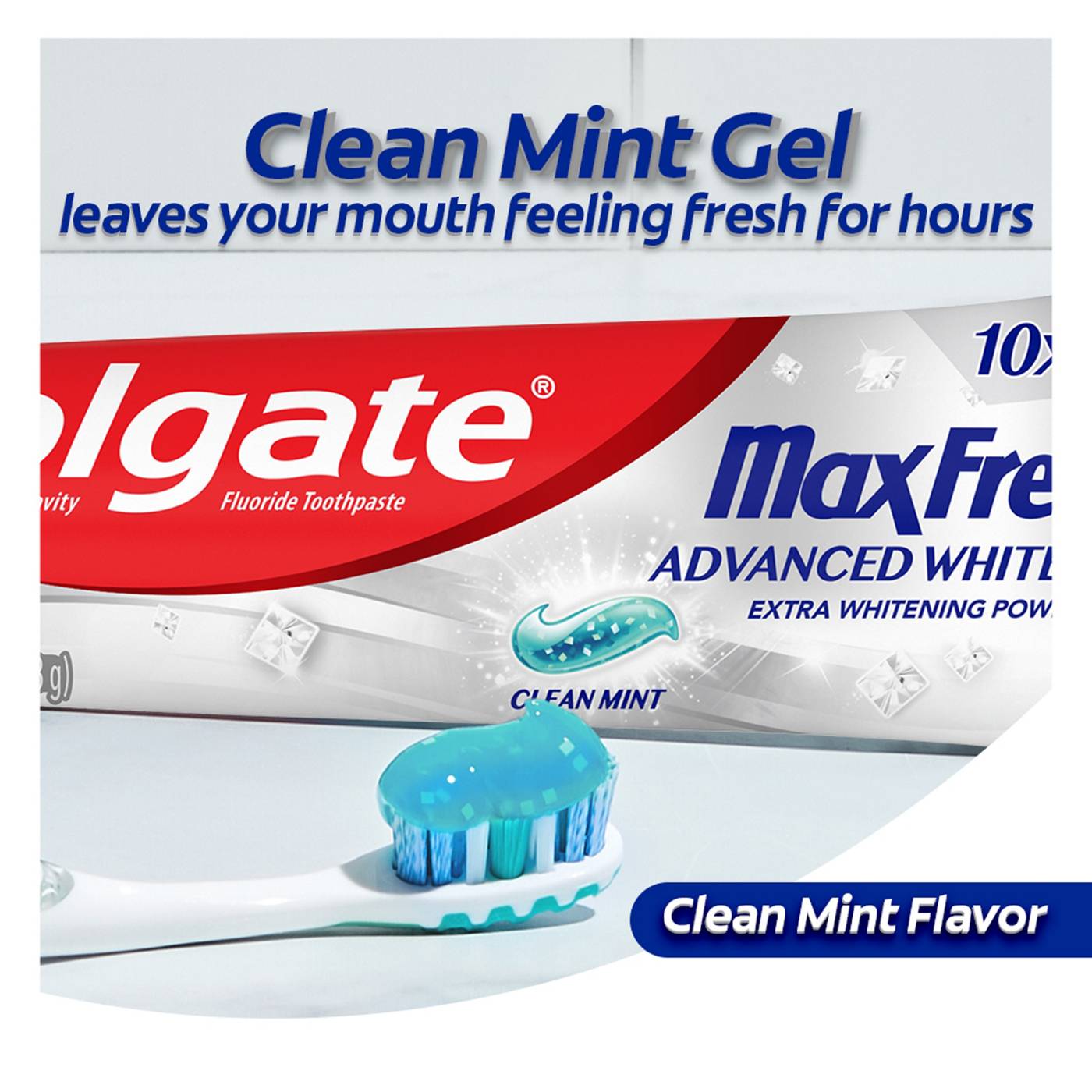 Colgate Max Fresh Anticavity Toothpaste - Clean Mint; image 9 of 10