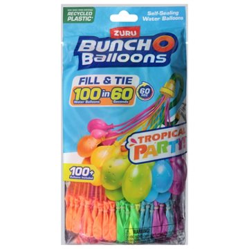 Zuru Bunch O Balloons Tropical Party Water Balloons, 3 pk