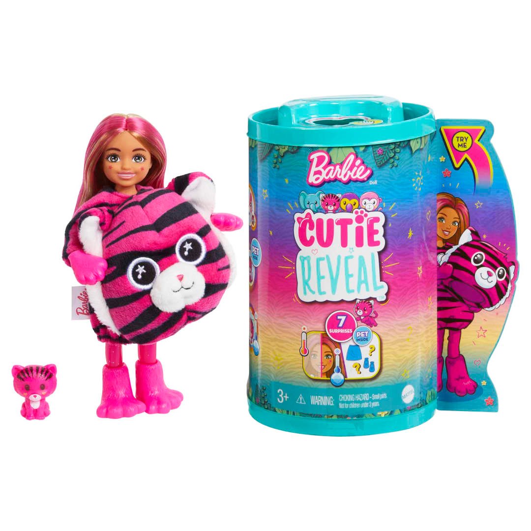 Barbie Cutie Reveal Jungle Series Chelsea Tiger Costume Doll - Shop ...