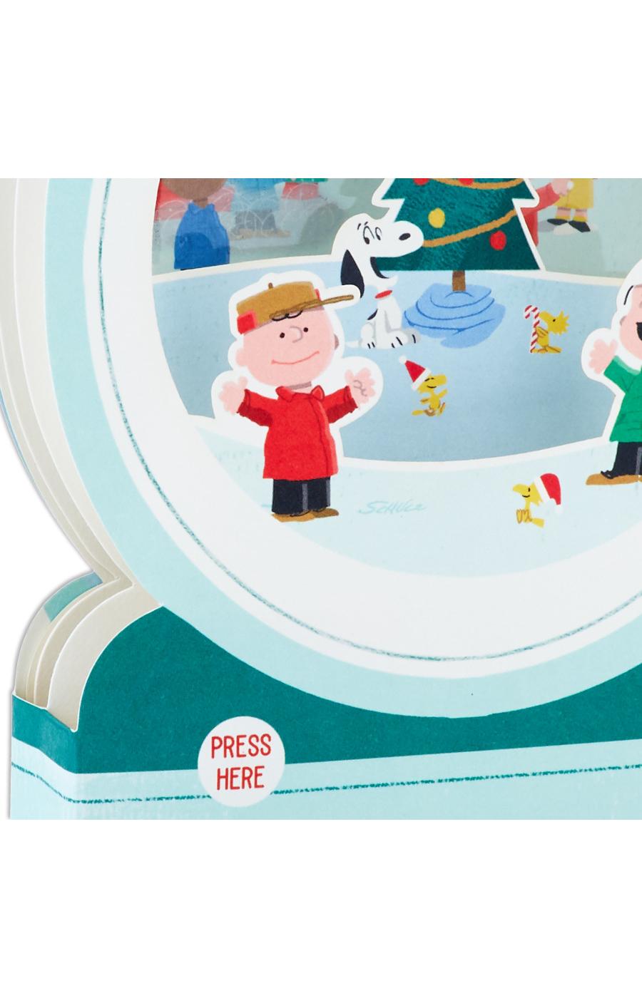 Hallmark Paper Wonder Snow Globe Peanuts Characters, #S7; image 2 of 6