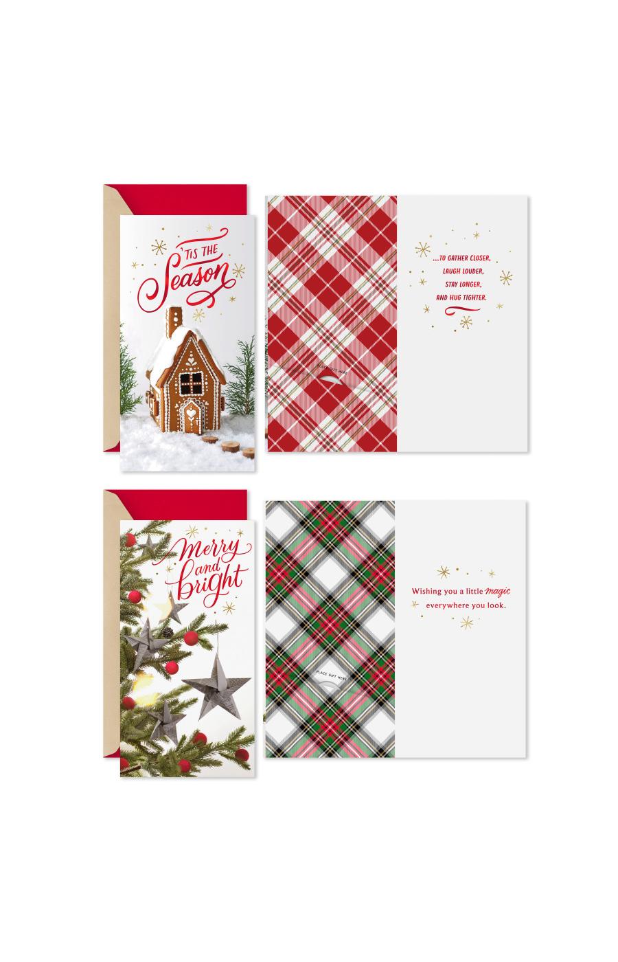 Hallmark Assorted Cozy Christmas Money/Gift Card Holders & Envelopes - S4, S2; image 8 of 9