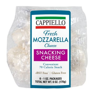 Cappiello Fresh Mozzarella Snacking Cheese