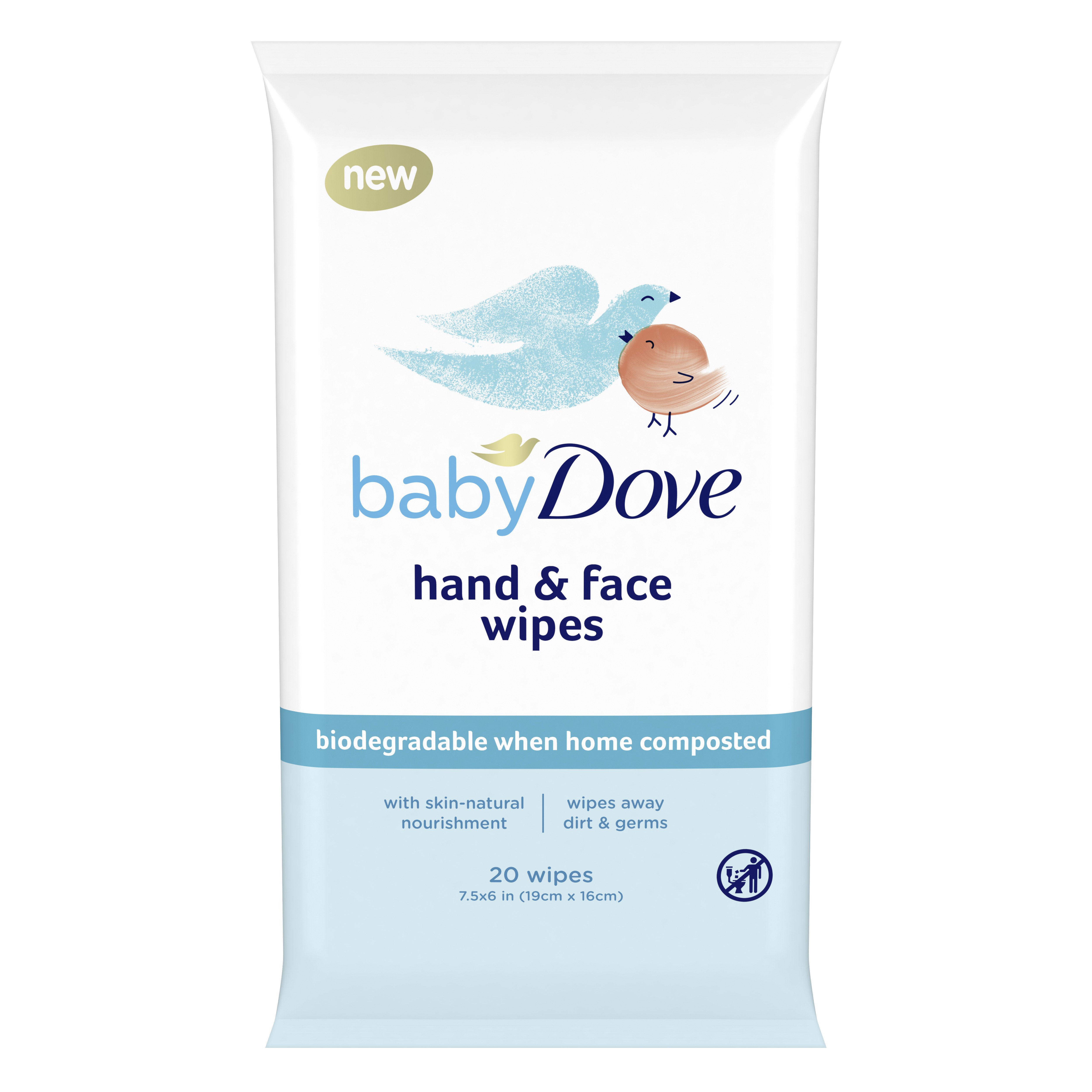 Baby Dove Hand & Face Wipes Shop Baby wipes at HEB