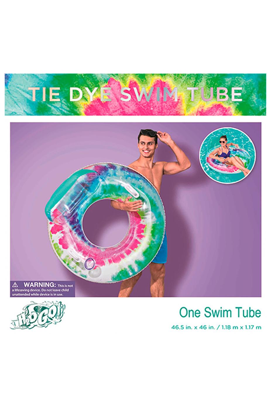 H2O Go! Tie Dye Inflatable Swim Tube; image 1 of 3