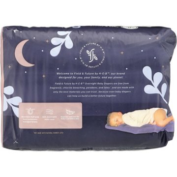 Field & Future by H-E-B Small Pack Baby Overnight Diapers - Size 6, 18 ct