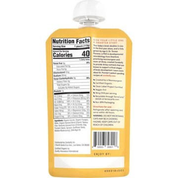 Cerebelly Organic Baby Puree Pouch - Carrot Pumpkin, 4 oz