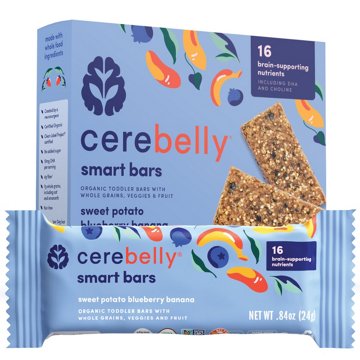 Cerebelly Organic Smart Bars - Sweet Potato Blueberry & Banana