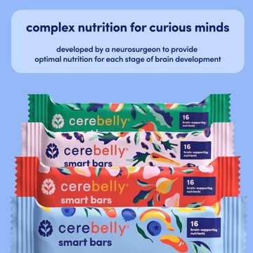 Cerebelly Organic Smart Bars - Sweet Potato Blueberry & Banana