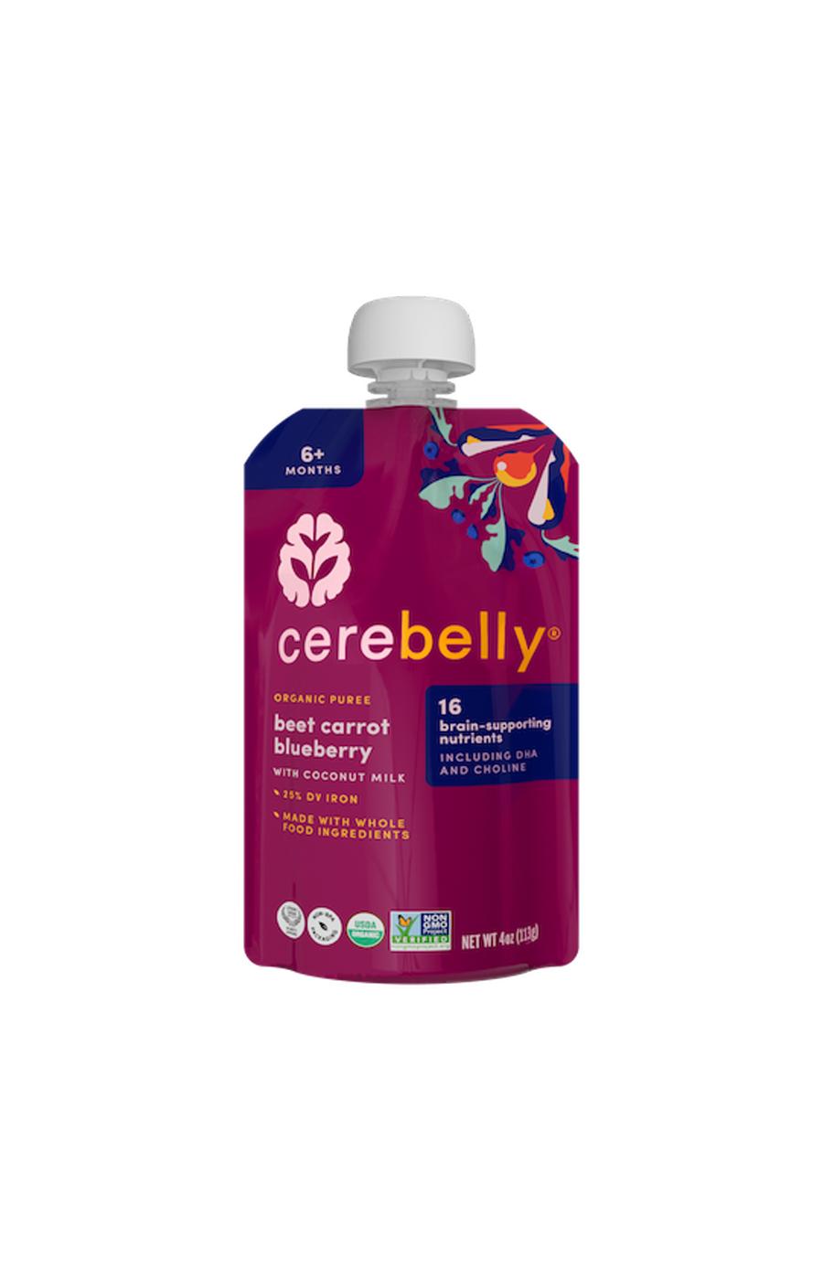 Cerebelly Organic Baby Puree Pouch - Beet Carrot Blueberry with Coconut Milk; image 1 of 7