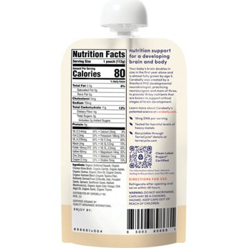 Cerebelly Organic Baby Puree Pouch - Butternut Squash & Chicken Broth with Thyme