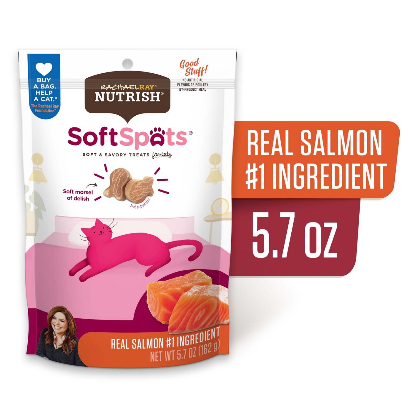 Rachael Ray Nutrish Salmon Soft Spots Cat Treats; image 3 of 3