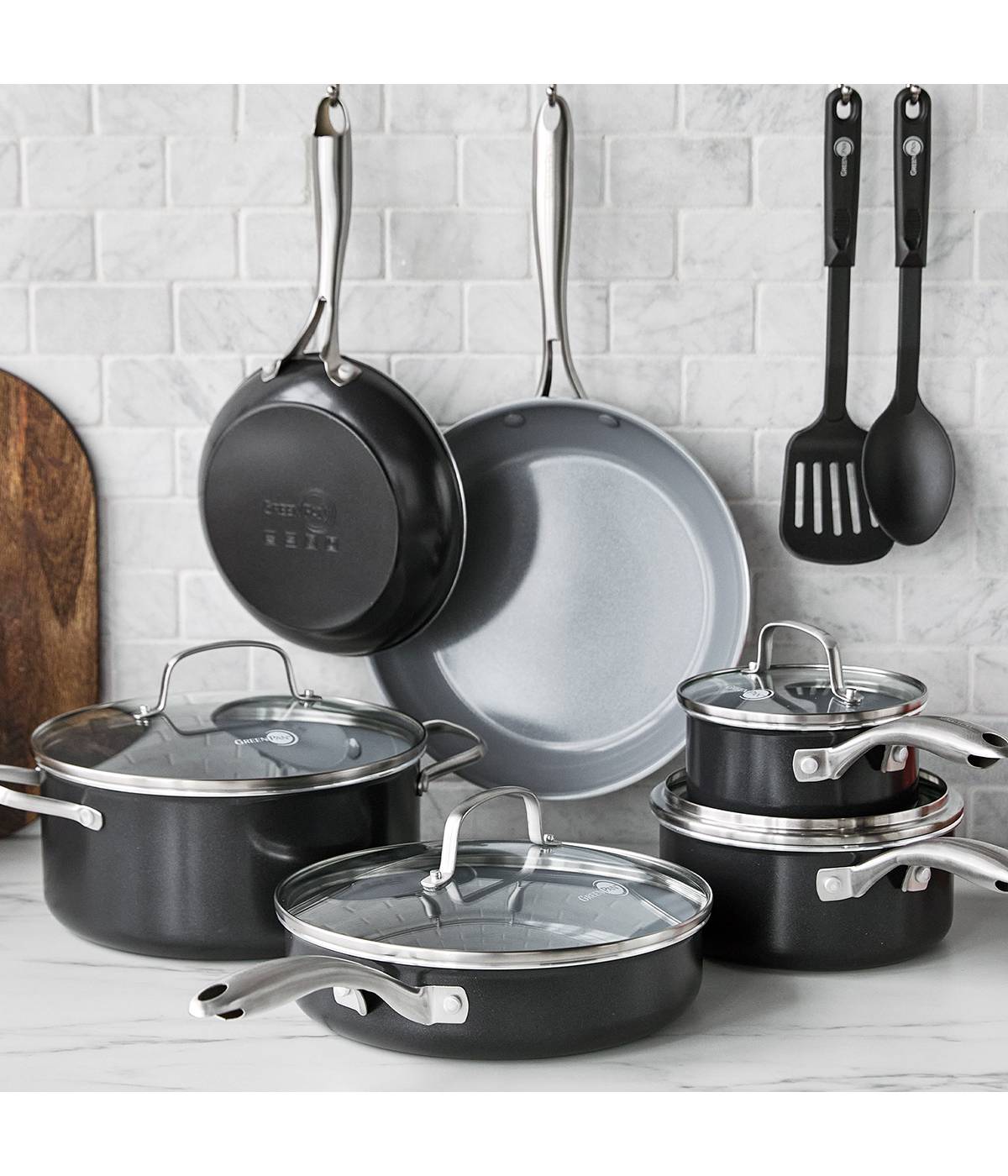 GreenPan Swift Collection Ceramic Nonstick Cookware Set; image 2 of 2