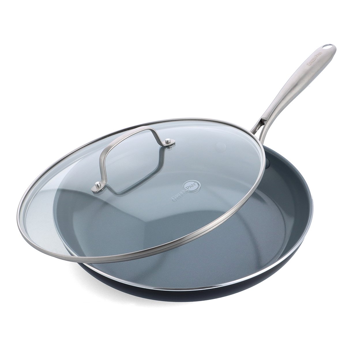 GreenPan Swift Collection Ceramic Nonstick Fry Pan with Lid Shop