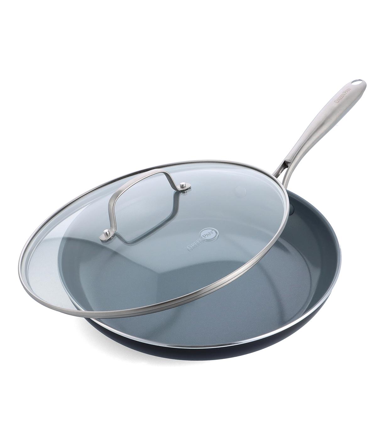 GreenPan Swift Collection Ceramic Nonstick Fry Pan with Lid - Shop Frying  Pans & Griddles at H-E-B